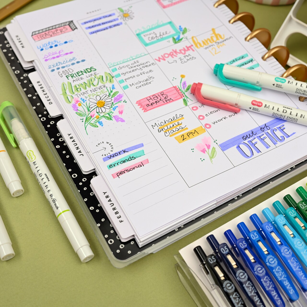 Colorful Planning with Zebra Pen